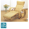 ラタン 籐デラックス三つ折寝椅子 A107  【大川家具】【送料無料】【KRU】【FDT】【KRH】